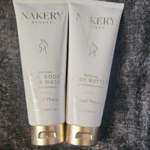 Nakery Beauty  Body Butter & Face, Body + Hair Wash - Tropical Therapy